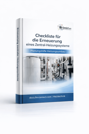 Checkliste für die Erneuerung eines Zentral-Heizungssystems im Facility Management Cover 
