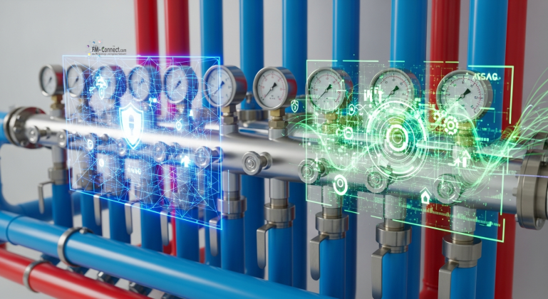 Betreiberpflichten für Betrieb und Optimierung komplexer Wärmeversorgungssysteme im Überblick Prozessgrafik zu Betreiberpflichten für den effizienten Betrieb und die kontinuierliche Optimierung von Wärmeversorgungssystemen
