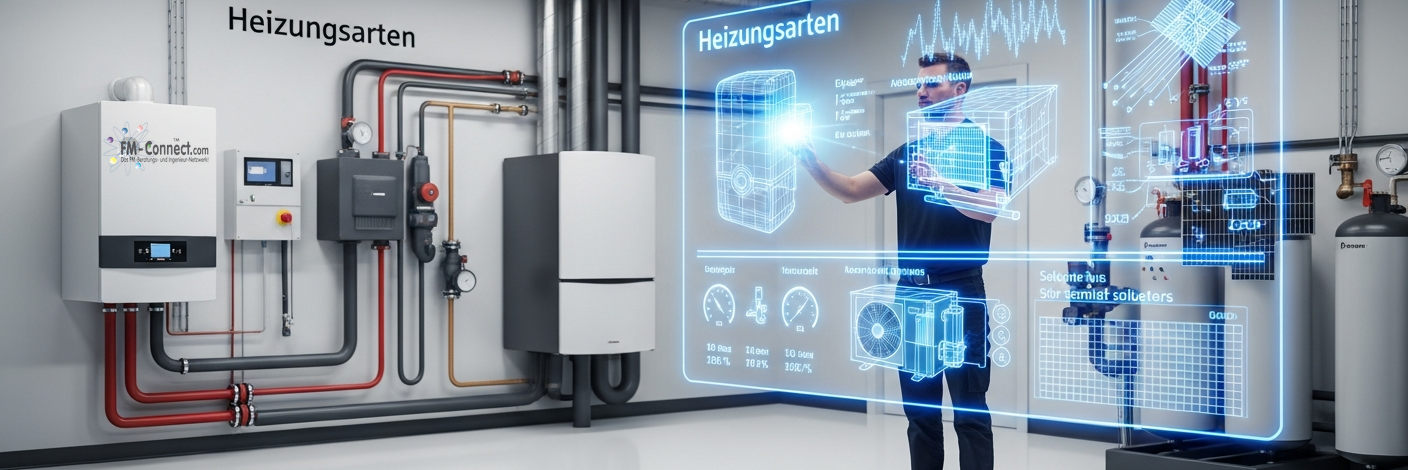 Heizungsarten Übersicht verschiedener Systeme zur Wärmeerzeugung im Gebäude