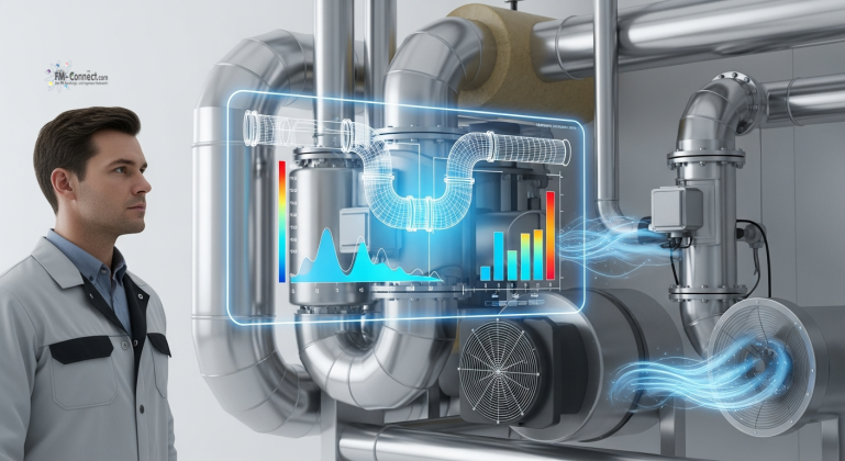 Schornstein- und Abgastechnik: Systemvarianten für die effiziente Abgasführung bei unterschiedlichen Wärmeerzeugern. Schematische Darstellung verschiedener Schornstein- und Abgassysteme zur sicheren Ableitung von Verbrennungsgasen aus dem Gebäude.